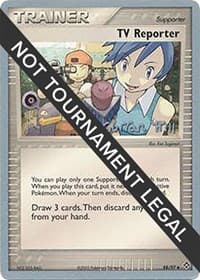 TV Reporter - 2005 (Curran Hill) - World Championship Decks - Pokemon card