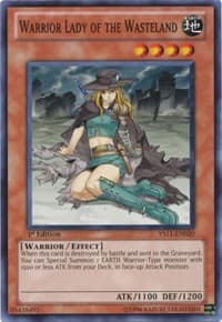 Warrior Lady of the Wasteland - Starter Deck: Dawn of the Xyz - YuGiOh card