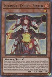Infernoble Knight - Renaud - Amazing Defenders - YuGiOh card