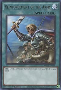 Reinforcement of the Army - Amazing Defenders - YuGiOh card