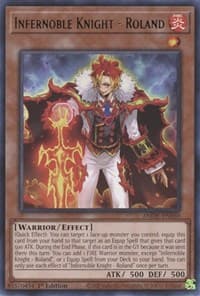 Infernoble Knight - Roland - Amazing Defenders - YuGiOh card