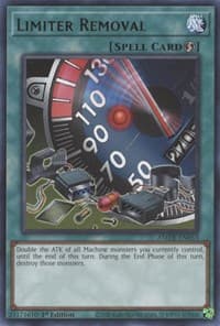 Limiter Removal - Amazing Defenders - YuGiOh card