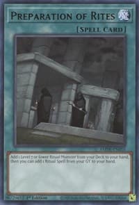 Preparation of Rites - Amazing Defenders - YuGiOh card