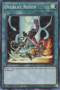 Overlay Regen - Amazing Defenders - YuGiOh card