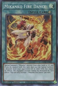 Mikanko Fire Dance - Amazing Defenders - YuGiOh card