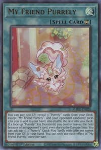 My Friend Purrely - Amazing Defenders - YuGiOh card