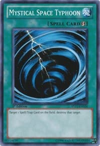 Mystical Space Typhoon - Starter Deck: Dawn of the Xyz - YuGiOh card