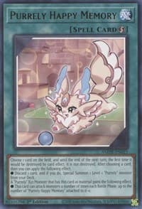 Purrely Happy Memory - Amazing Defenders - YuGiOh card
