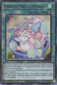Purrely Pretty Memory - Amazing Defenders - YuGiOh card