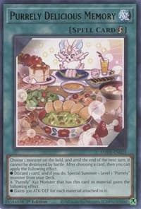 Purrely Delicious Memory - Amazing Defenders - YuGiOh card