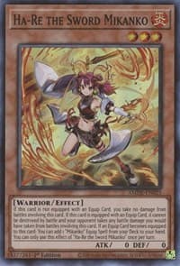 Ha-Re the Sword Mikanko - Amazing Defenders - YuGiOh card