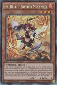 Ha-Re the Sword Mikanko (CR) - Amazing Defenders - YuGiOh card