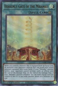 Heavenly Gate of the Mikanko - Amazing Defenders - YuGiOh card