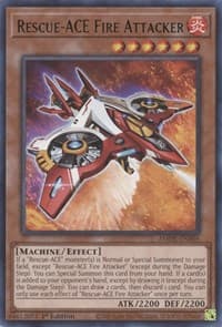 Rescue-ACE Fire Attacker - Amazing Defenders - YuGiOh card