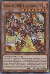 Rescue-ACE Fire Engine - Amazing Defenders - YuGiOh card