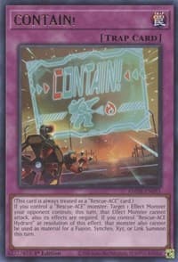 CONTAIN! - Amazing Defenders - YuGiOh card
