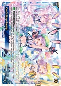 Can't Stop Pretty! - Welcome Back Diva -Lostorage- - WIXOSS card