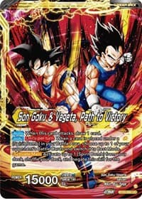SS Vegito // Son Goku & Vegeta, Path to Victory - Power Absorbed - Dragon Ball Super: Masters card