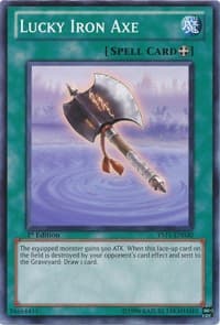 Lucky Iron Axe - Starter Deck: Dawn of the Xyz - YuGiOh card