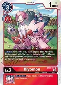 Biyomon - Dimensional Phase - Digimon Card Game card