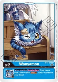 Wanyamon - Dimensional Phase - Digimon Card Game card