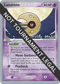 Lunatone (20) - 2006 (Miska Saari) - World Championship Decks - Pokemon card