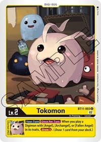 Tokomon - Dimensional Phase - Digimon Card Game card