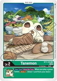Tanemon - Dimensional Phase - Digimon Card Game card