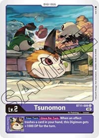 Tsunomon - Dimensional Phase - Digimon Card Game card