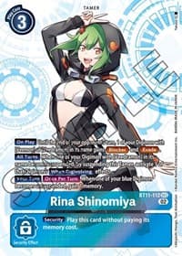 Rina Shinomiya - Dimensional Phase - Digimon Card Game card