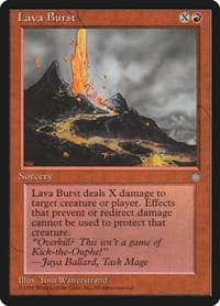 Lava Burst - Ice Age - Magic: The Gathering card