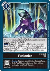 Fusionize - Dimensional Phase - Digimon Card Game card