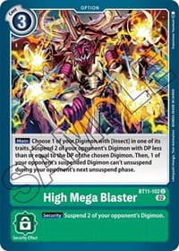 High Mega Blaster - Dimensional Phase - Digimon Card Game card