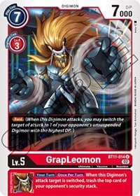 GrapLeomon - Dimensional Phase - Digimon Card Game card
