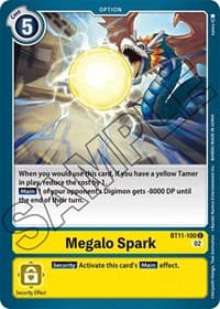Megalo Spark - Dimensional Phase - Digimon Card Game card