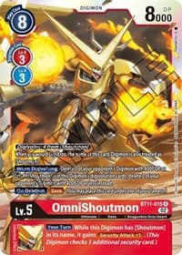 OmniShoutmon - Dimensional Phase - Digimon Card Game card