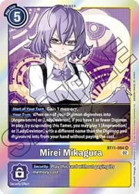 Mirei Mikagura - Dimensional Phase - Digimon Card Game card