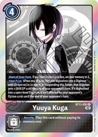 Yuuya Kuga - Dimensional Phase - Digimon Card Game card