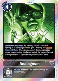 Analogman - Dimensional Phase - Digimon Card Game card