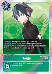 Taiga - Dimensional Phase - Digimon Card Game card