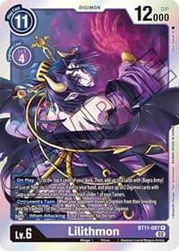 Lilithmon - Dimensional Phase - Digimon Card Game card