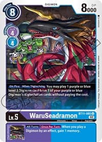 WaruSeadramon - Dimensional Phase - Digimon Card Game card