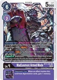 MadLeomon: Armed Mode - Dimensional Phase - Digimon Card Game card