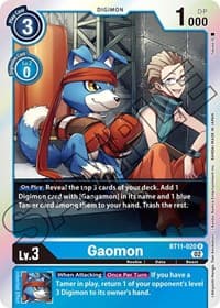 Gaomon - Dimensional Phase - Digimon Card Game card