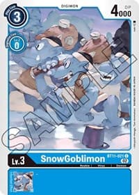 SnowGoblimon - Dimensional Phase - Digimon Card Game card