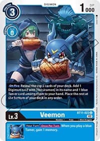 Veemon - Dimensional Phase - Digimon Card Game card