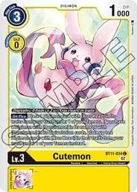 Cutemon - Dimensional Phase - Digimon Card Game card