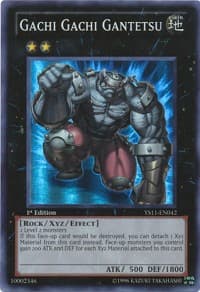 Gachi Gachi Gantetsu - Starter Deck: Dawn of the Xyz - YuGiOh card