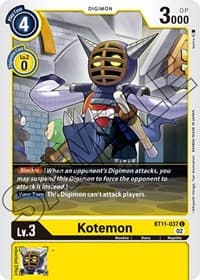 Kotemon - Dimensional Phase - Digimon Card Game card