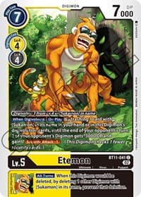 Etemon - Dimensional Phase - Digimon Card Game card